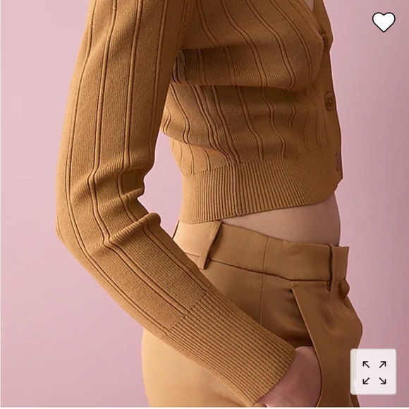 J.Crew Supersculpt V-neck cardigan sweater in black - Picture 8 of 11